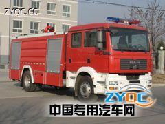 中卓時代ZFX5180GXFSG70型水罐消防車產品深度點評 高效可靠的消防專用汽車